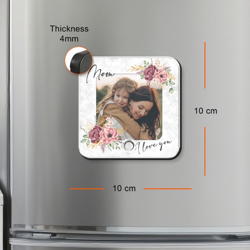Musical Photo Fridge Magnet for Mom (Rechargeable)